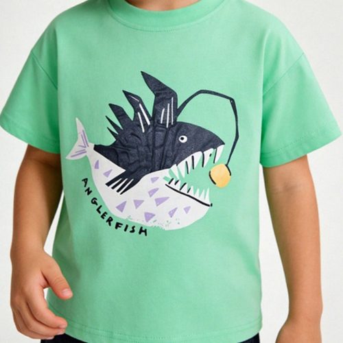 Children's Anglerfish Graphic Short Sleeve T-Shirt