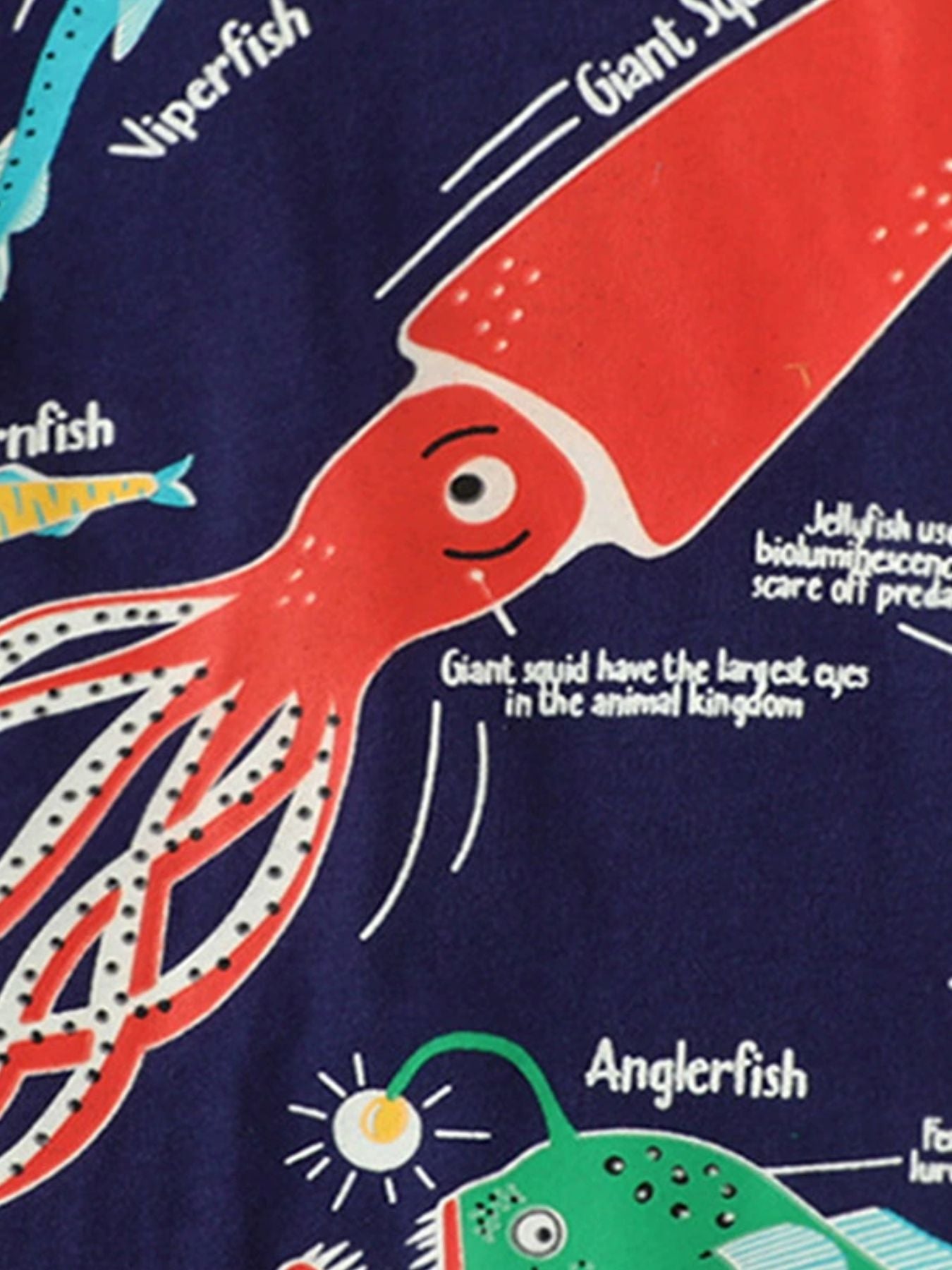 Children's Glow-in-the-Dark Bioluminescent Graphic T-Shirt - Image 3