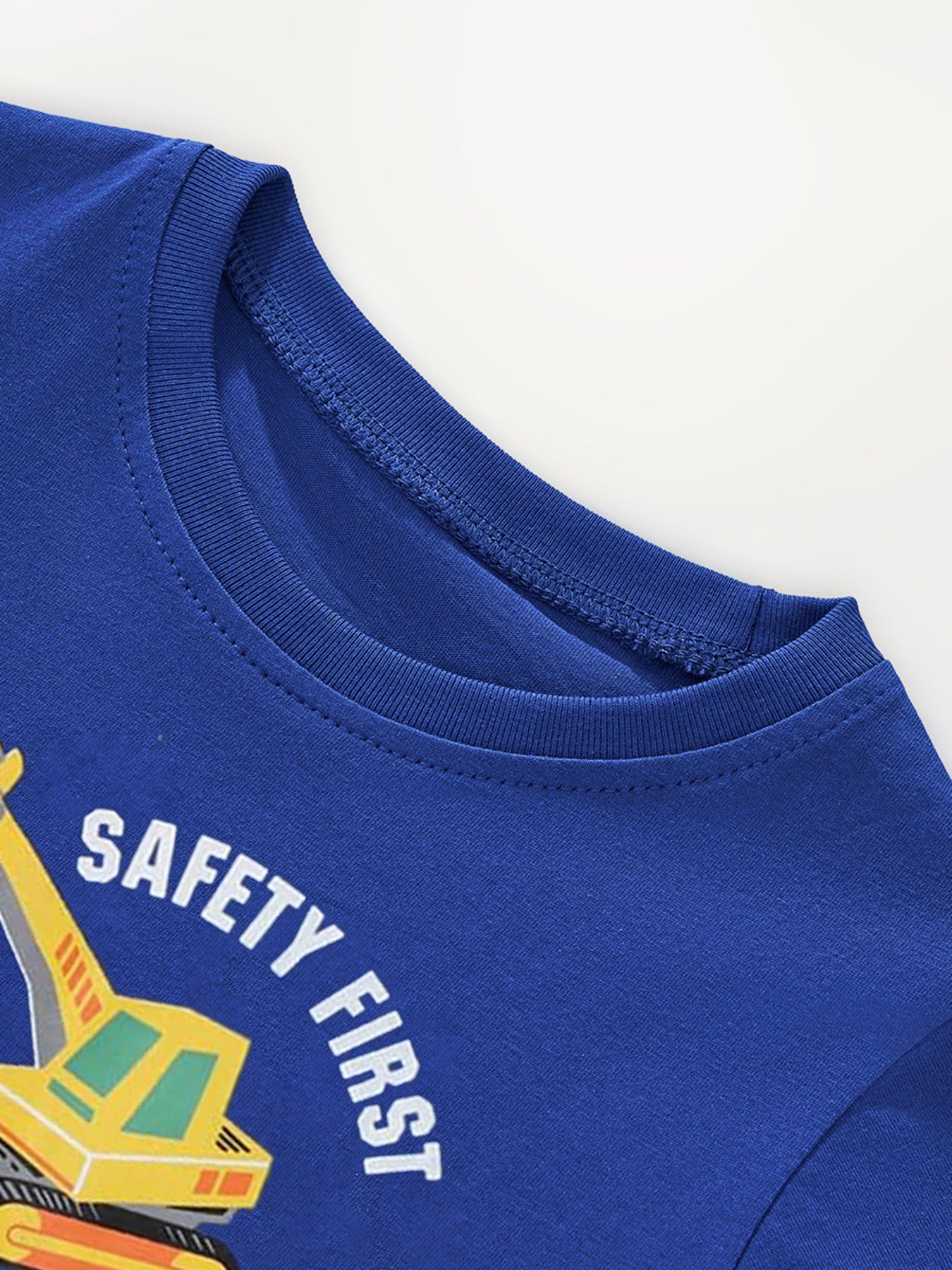 Children's Cartoon Construction Vehicle Graphic Tee - Image 3