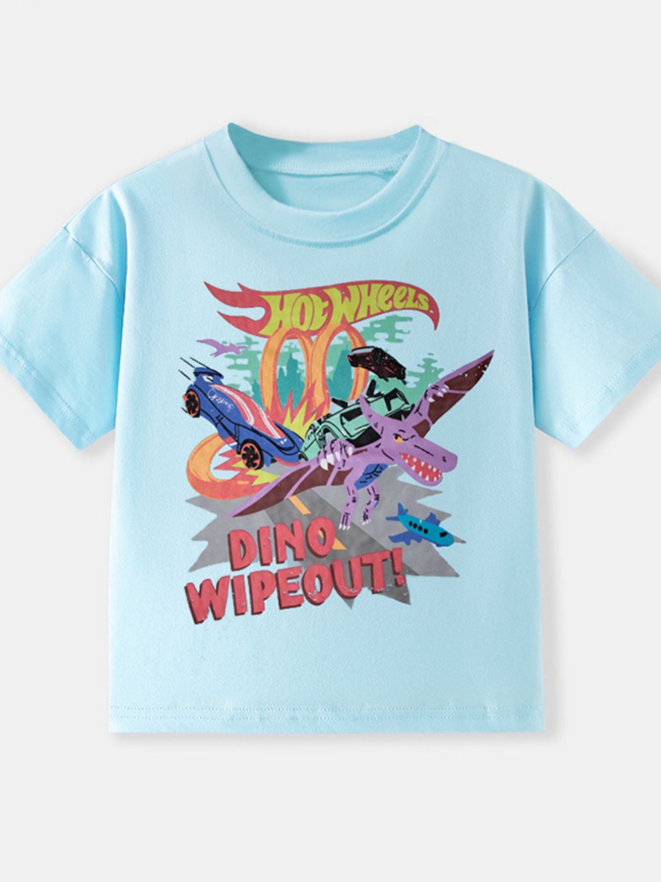 Children's Dino Wipeout Graphic Tee - Image 2